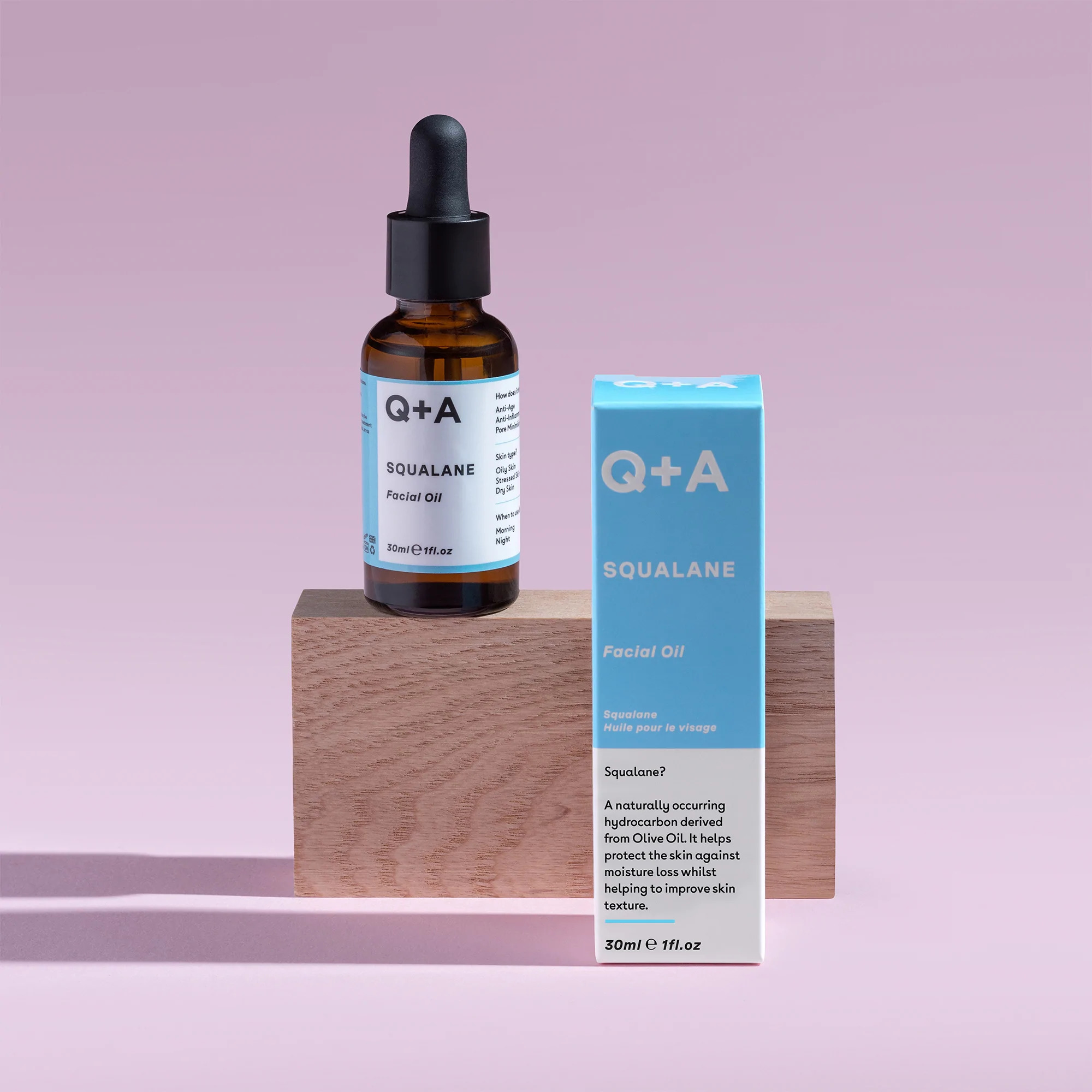 Q+A Squalane Facial Oil 30ml